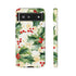 Christmas Holly on a Golden Background - Impact Resistant Phone Case Google Pixel 6 Glossy